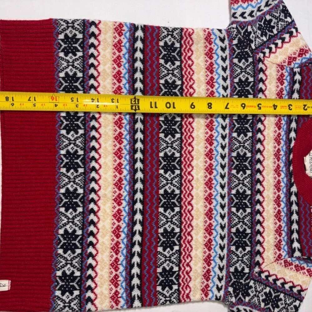 NWOT Me & Henry Kids' Christmas Holiday Winter Sweater Crew Neck Not Itchy! 6/7Y